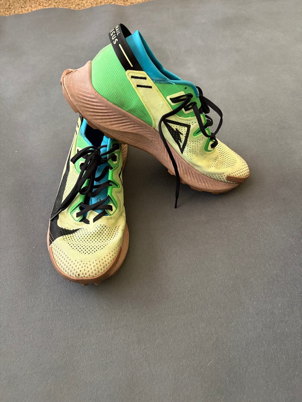 Nike Trail Pegasus Running Shoes Men’s Size 11 Green Blue Black Trail Sneakers